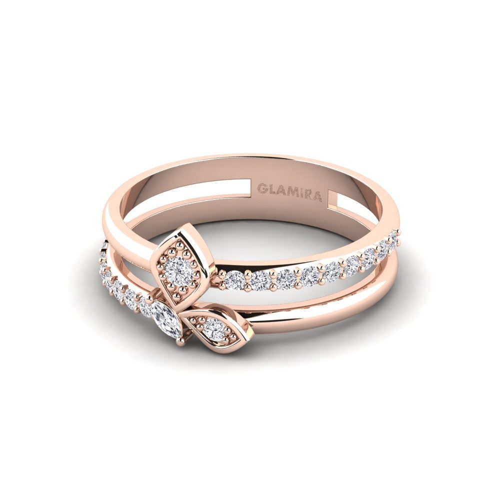 Rotgold 585 Ring Jonda