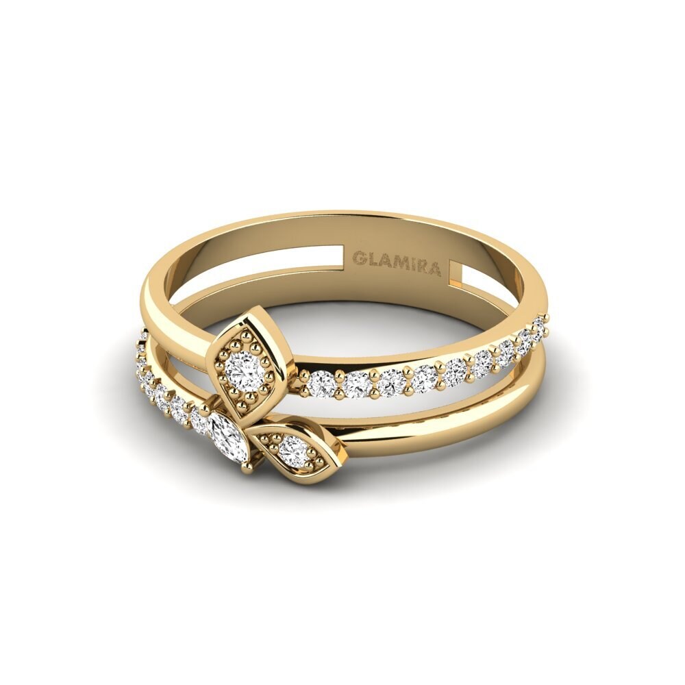 Moissanita Anillo Jonda