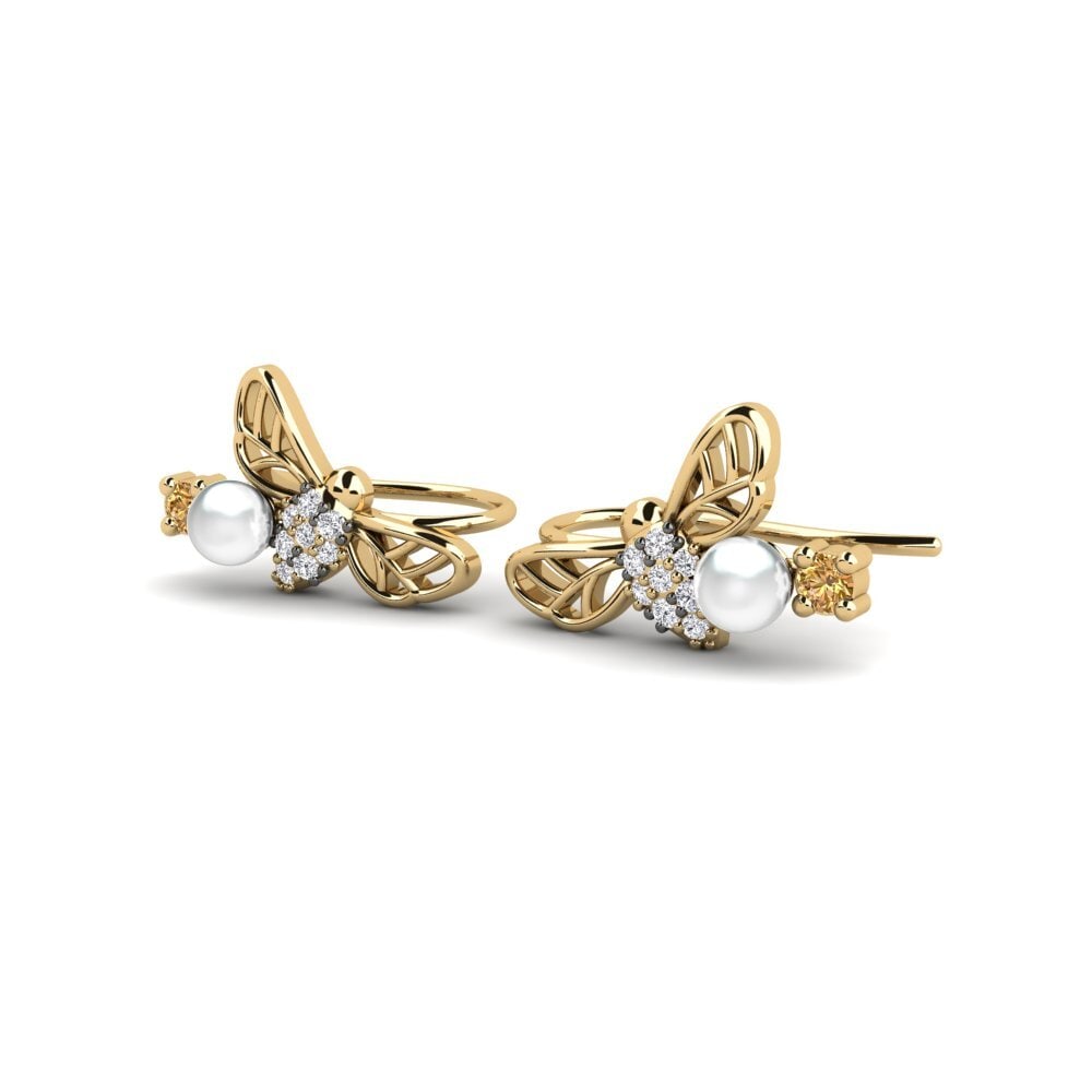 Brown Diamond Women's Earring Kifisoave