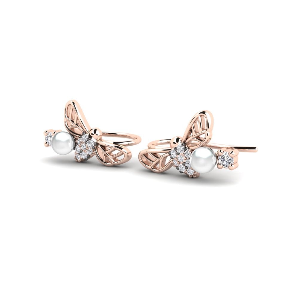 14k Rose Gold Women's Earring Kifisoave