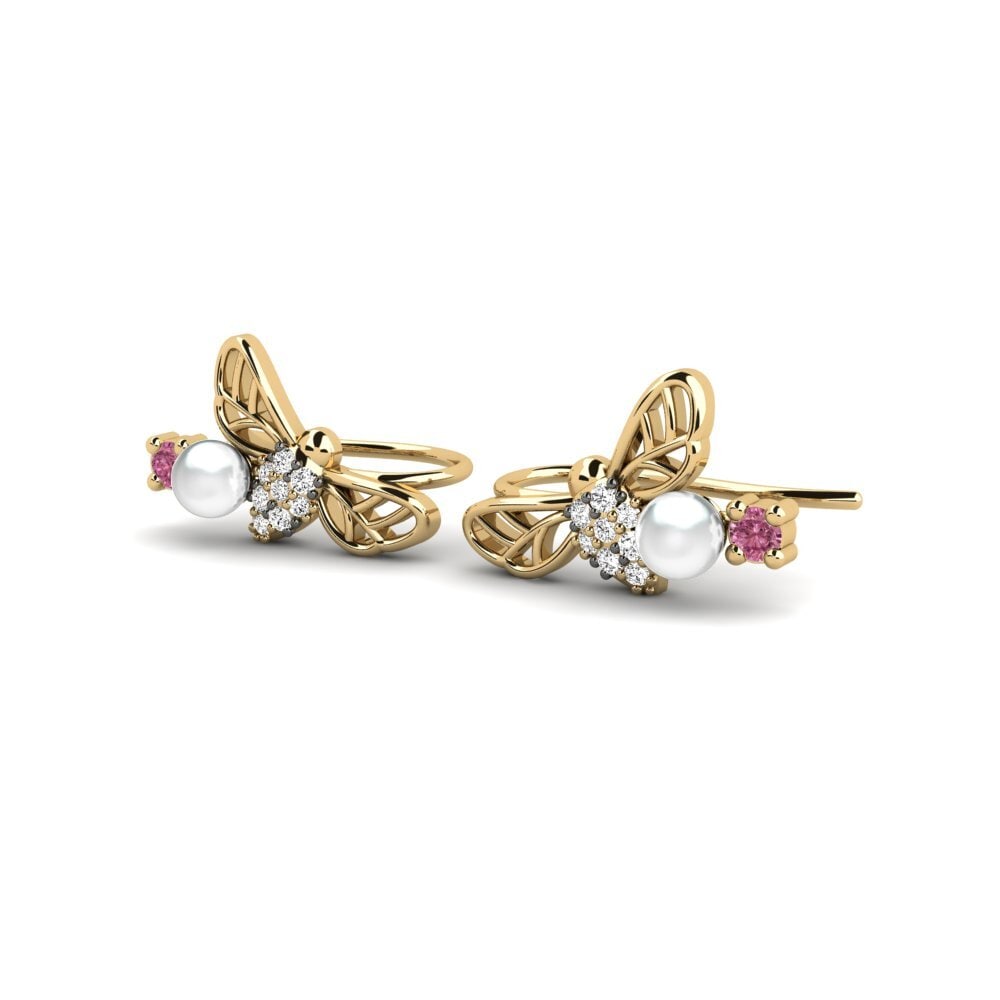 Rhodolite Garnet Women's Earring Kifisoave