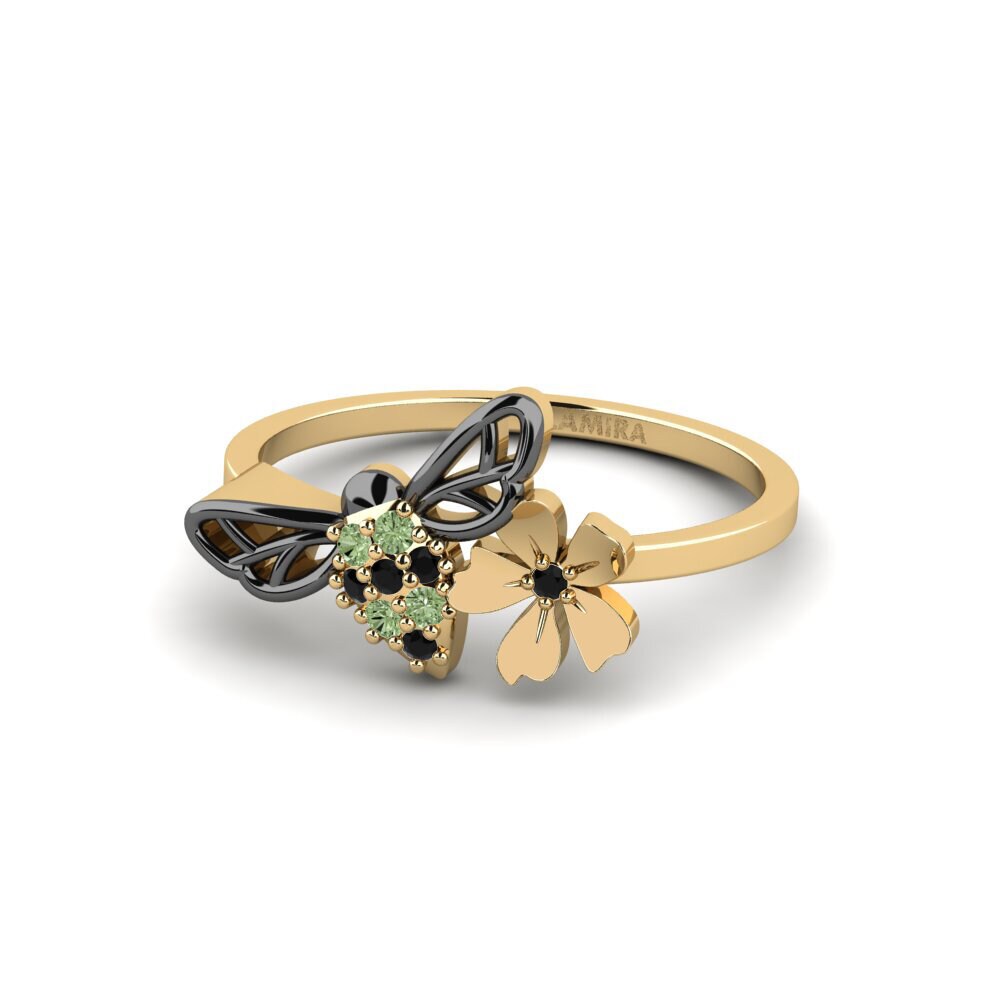 Diamante Verde Anillo Kifisoudan