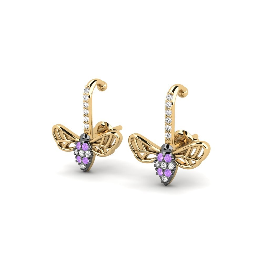 Amethyst Women's Earring Kratitose