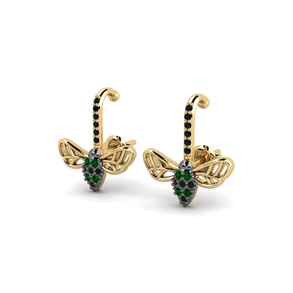 Green Zirconia Women's Earring Kratitose
