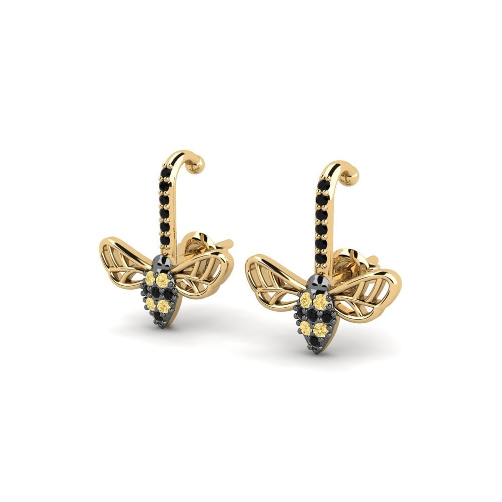Yellow Diamond Women's Earring Kratitose