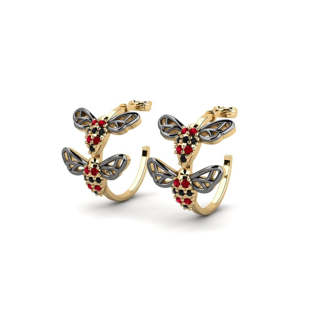 ruby-zirconia Women's ต่างหู Lykaiou