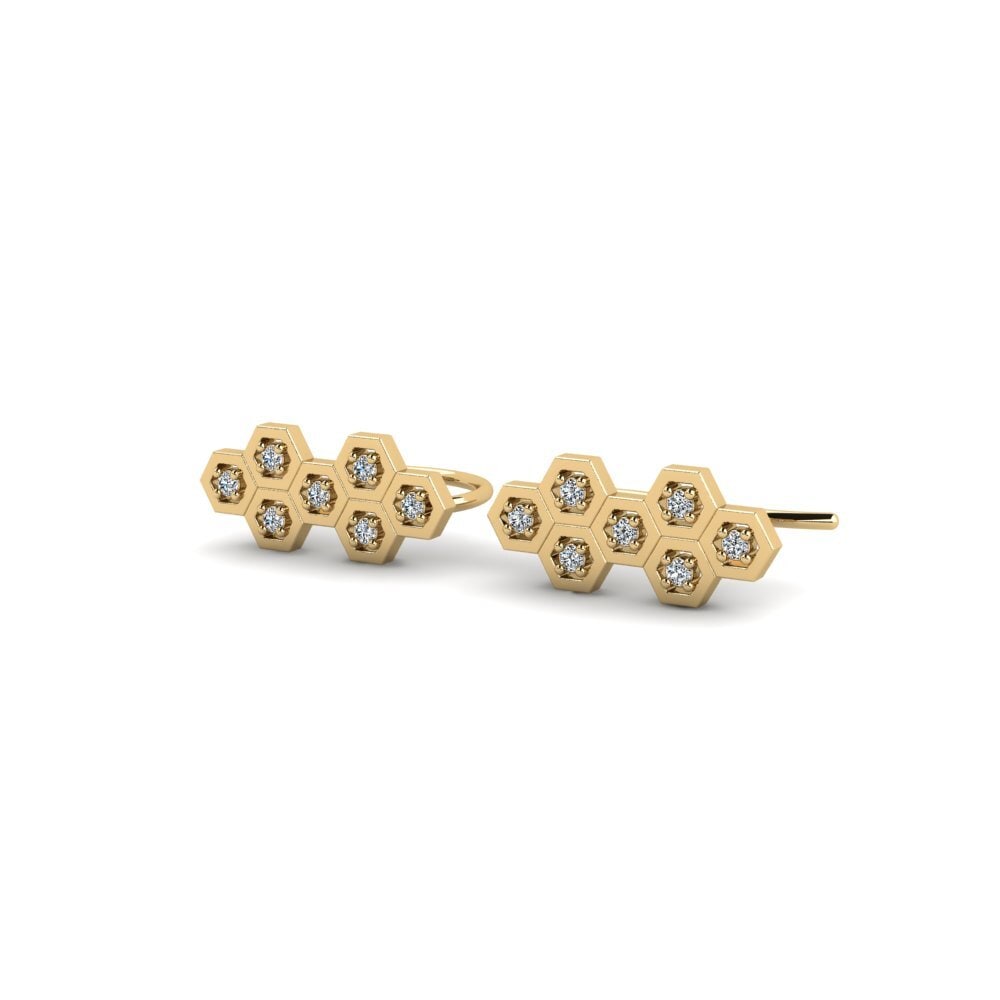 diamond-zirconia Women's ต่างหู Maizonos