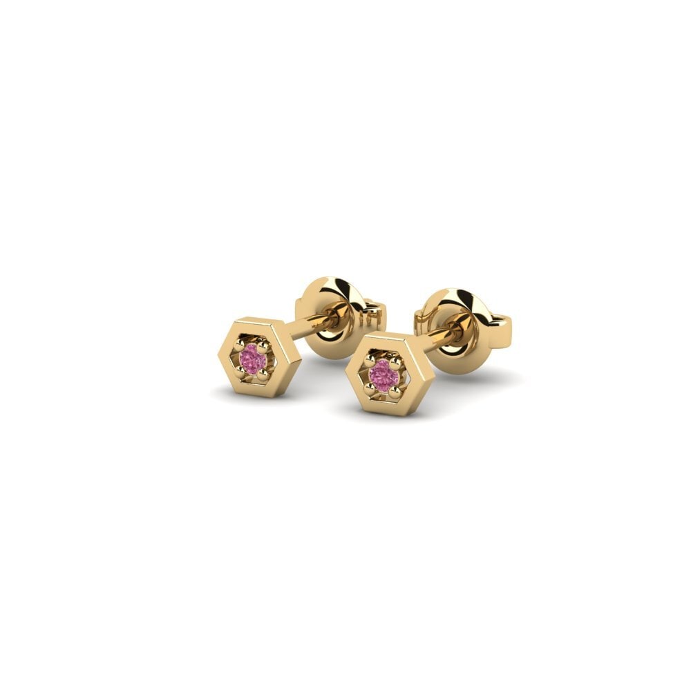 Grenat de Rhodolite Boucle d'oreille femme Mavromichali - A