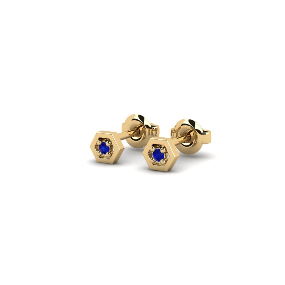 Saphir Boucle d'oreille femme Mavromichali - A