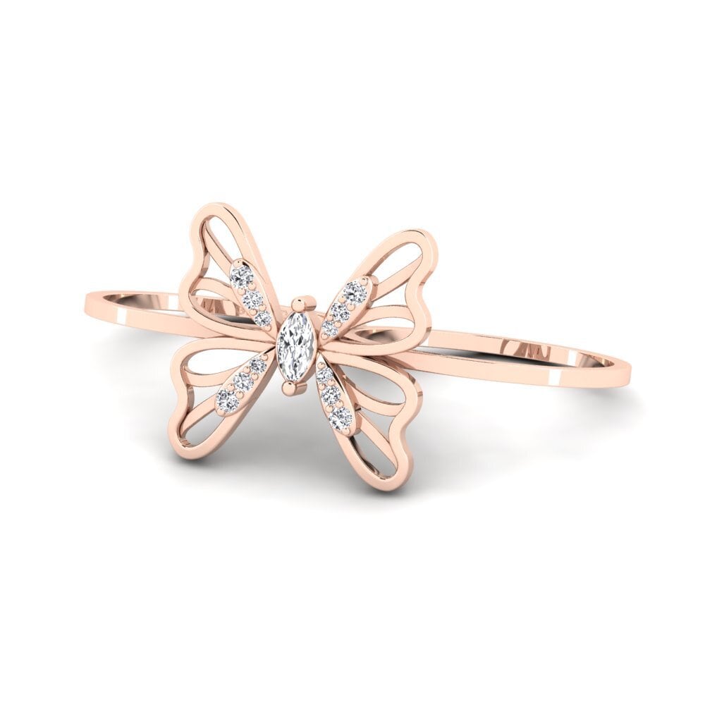 Rotgold 585 Ring Mediterranean