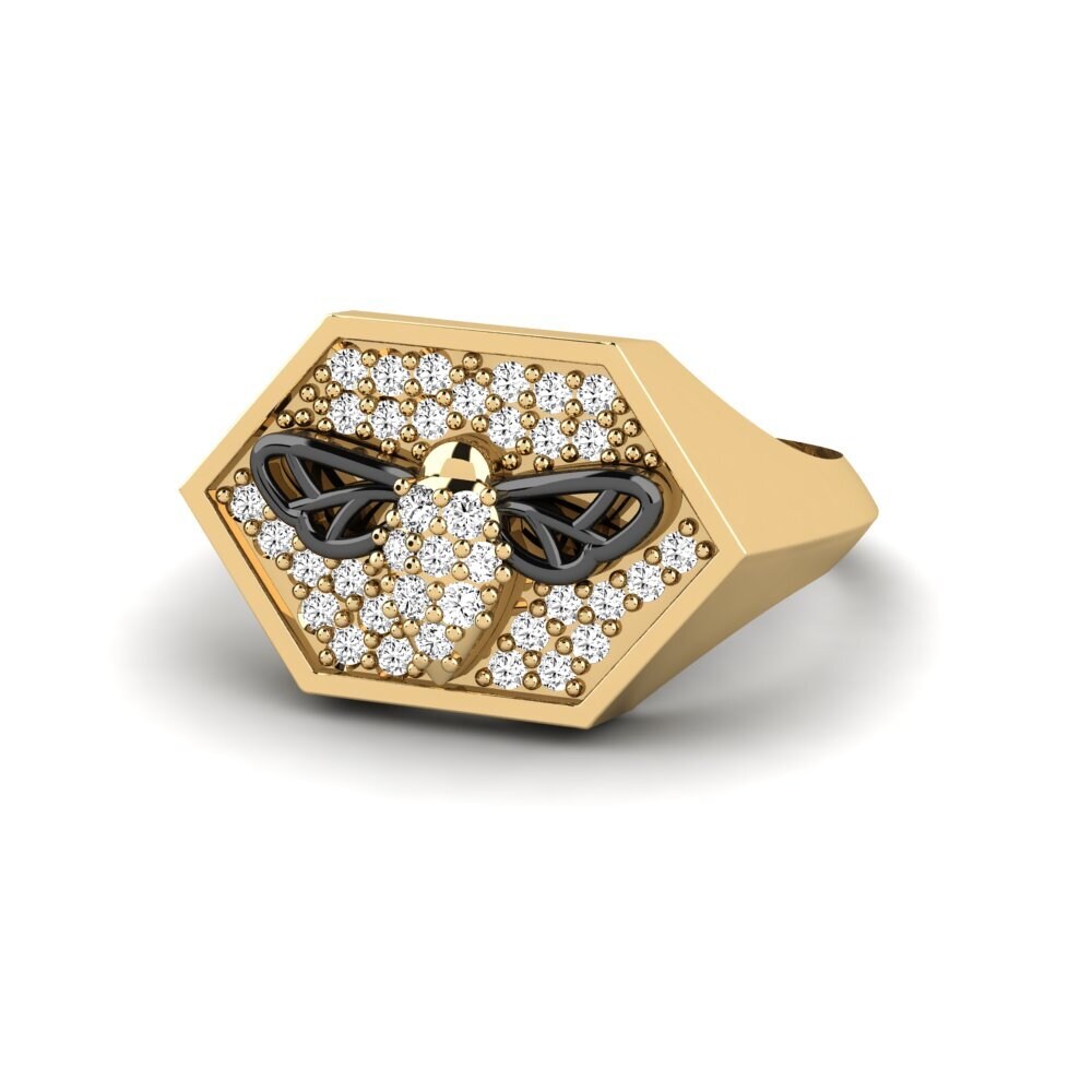Moissanita Anillo Micovoda