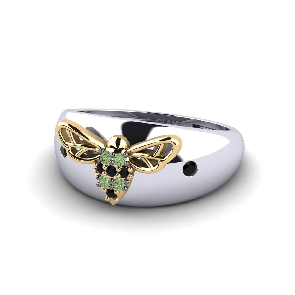 Diamante Verde Anillo Mnisileous
