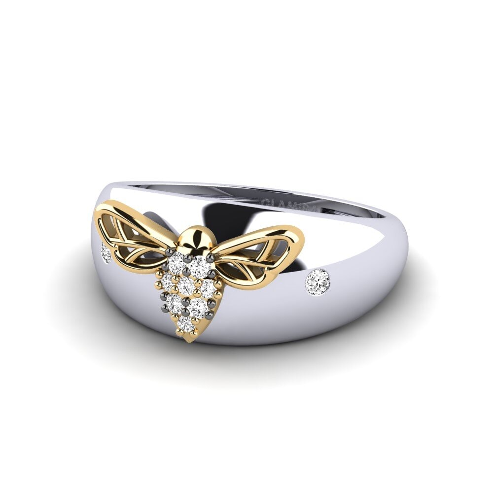 Moissanita Anillo Mnisileous
