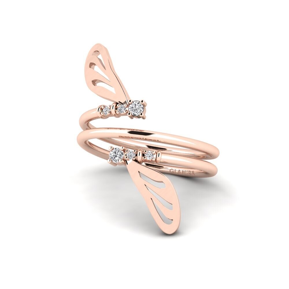 Rotgold 585 Ring Navva