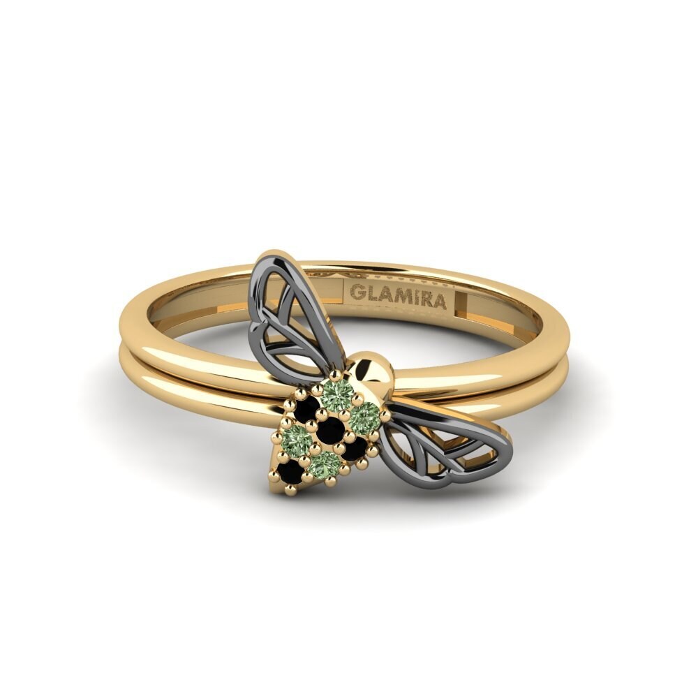 Diamante Verde Anillo Neahalkidon