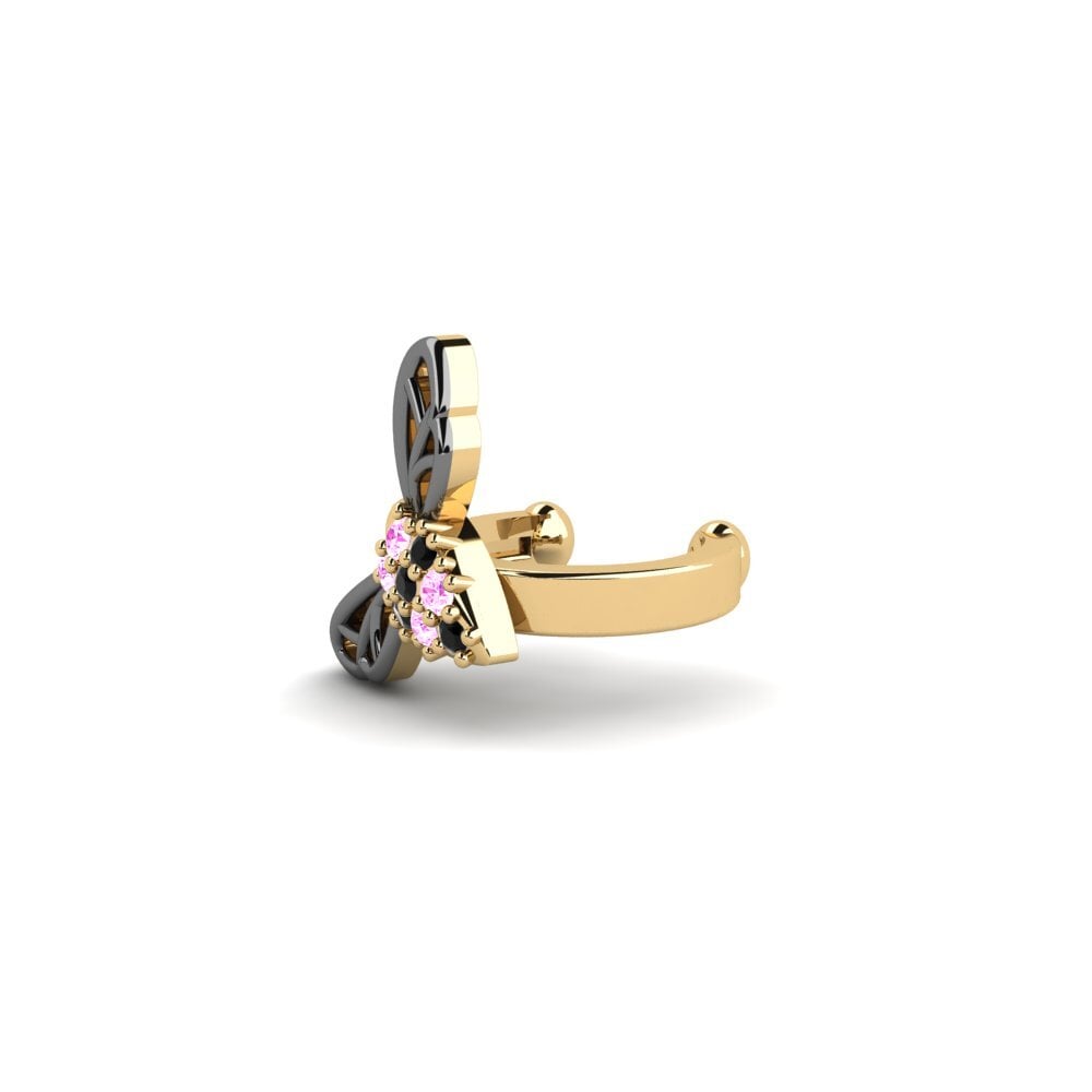 Safira Rosa Brincos Feminino Neoskosmos