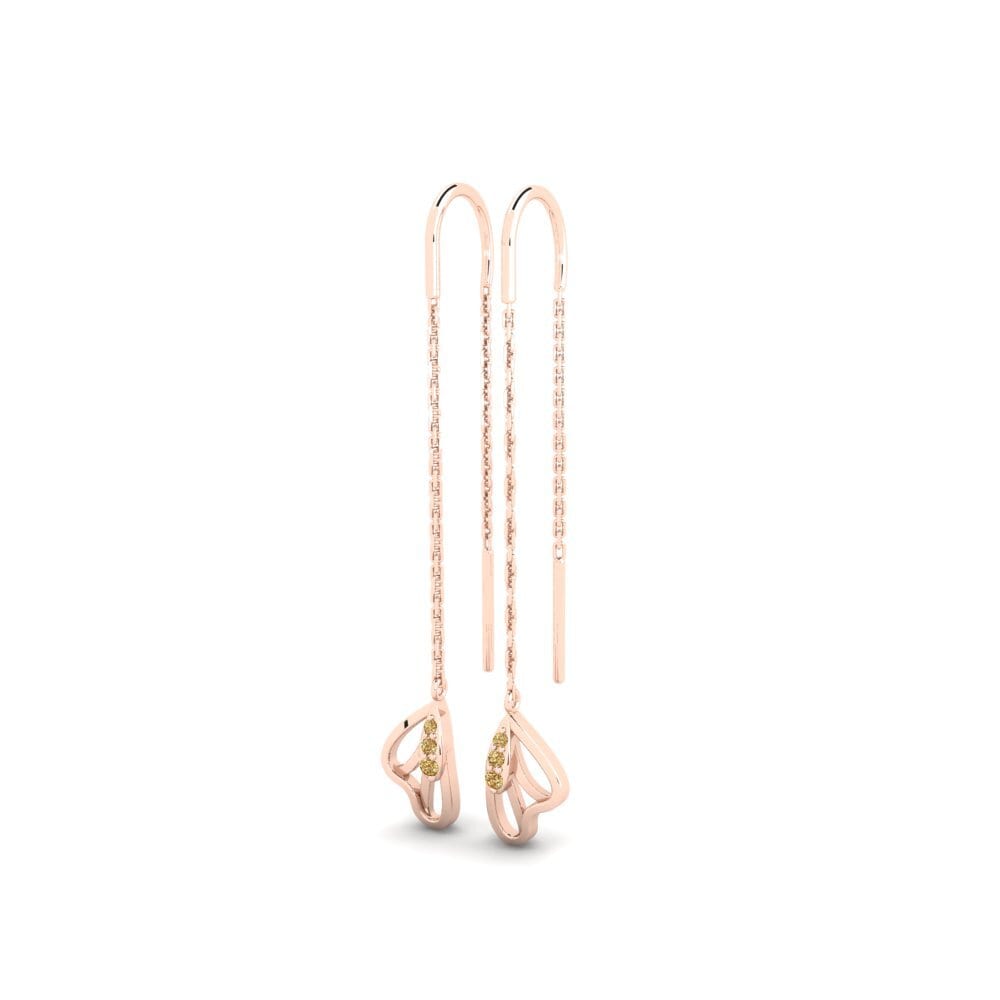 14k Rose Gold Women's Earring Olwen