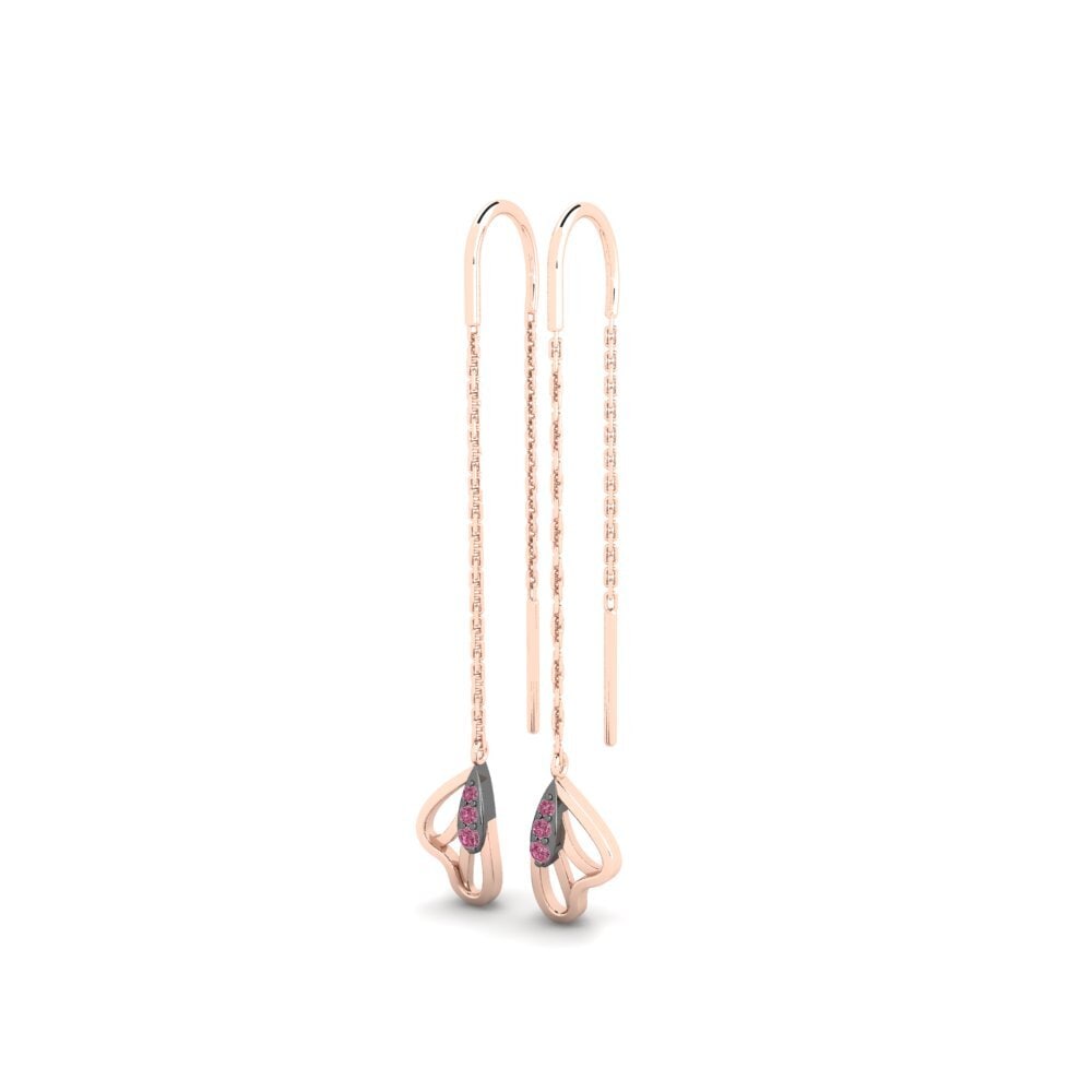 Grenat de Rhodolite Boucle d'oreille femme Olwen