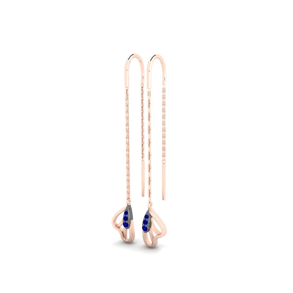 Saphir Boucle d'oreille femme Olwen