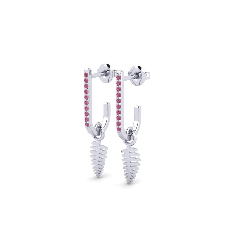 Grenat de Rhodolite Boucle d'oreille femme Palagonia