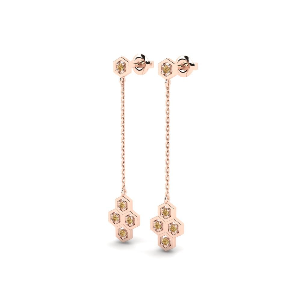 14k Rose Gold Women's Earring Syracuse