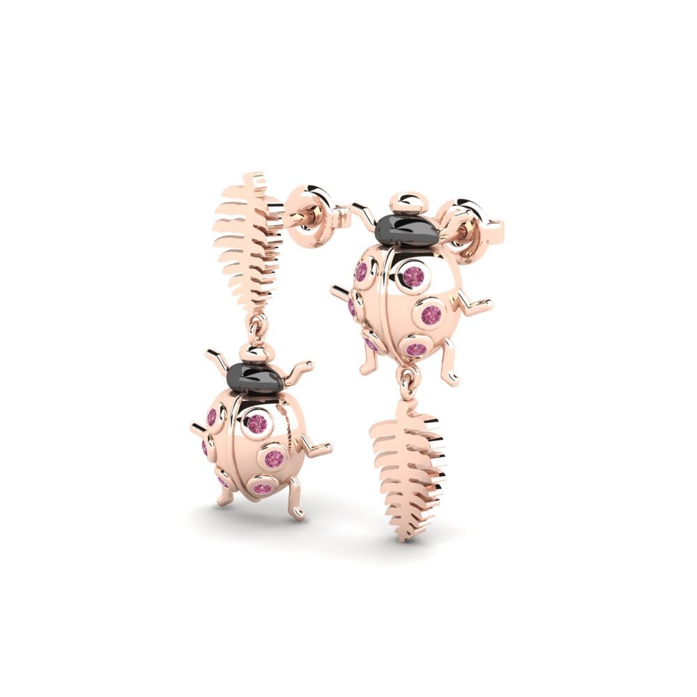 Grenat de Rhodolite Boucle d'oreille femme Tungurahua