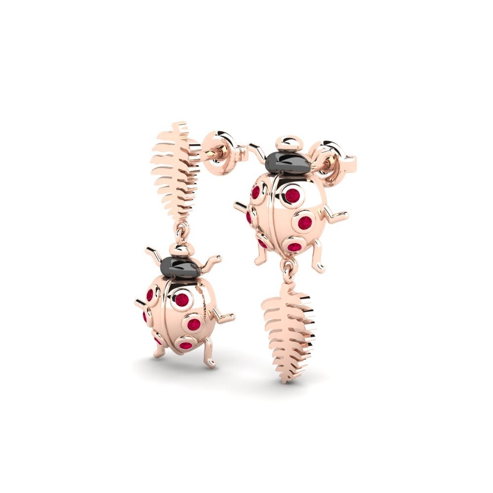 Rubis Boucle d'oreille femme Tungurahua