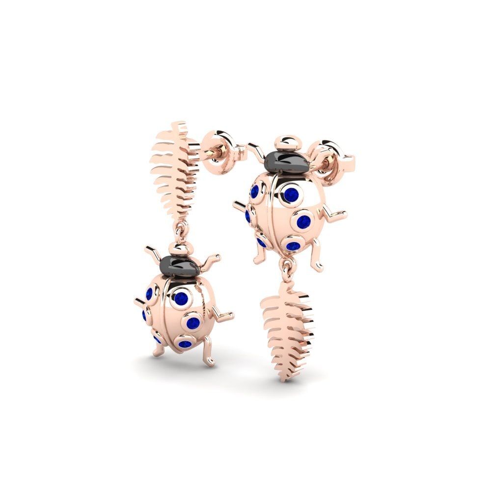 Saphir Boucle d'oreille femme Tungurahua