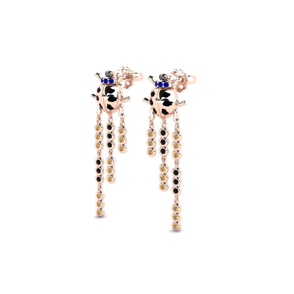 Saphir Boucle d'oreille femme Vrontous