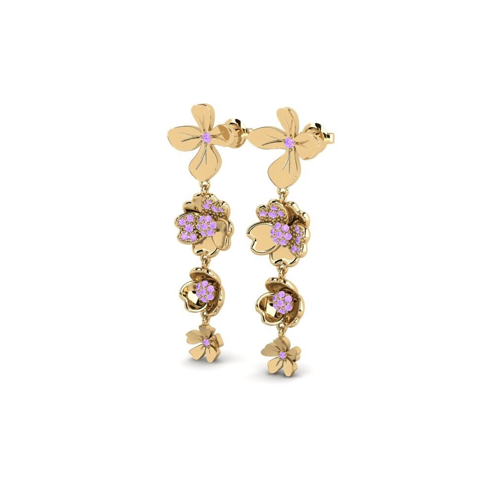 Améthyste Boucle d'oreille femme Wellingara