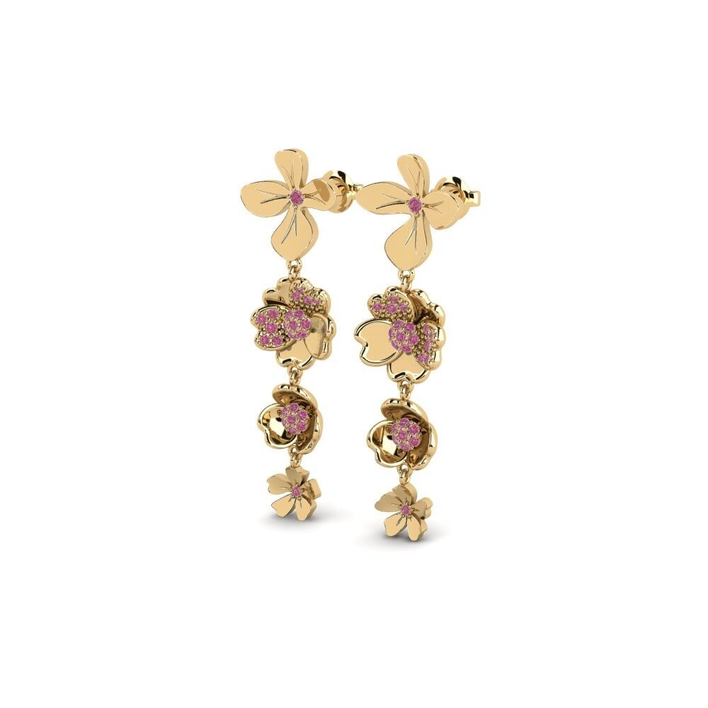 Grenat de Rhodolite Boucle d'oreille femme Wellingara