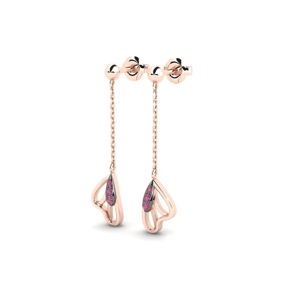 Grenat de Rhodolite Boucle d'oreille femme Yumi