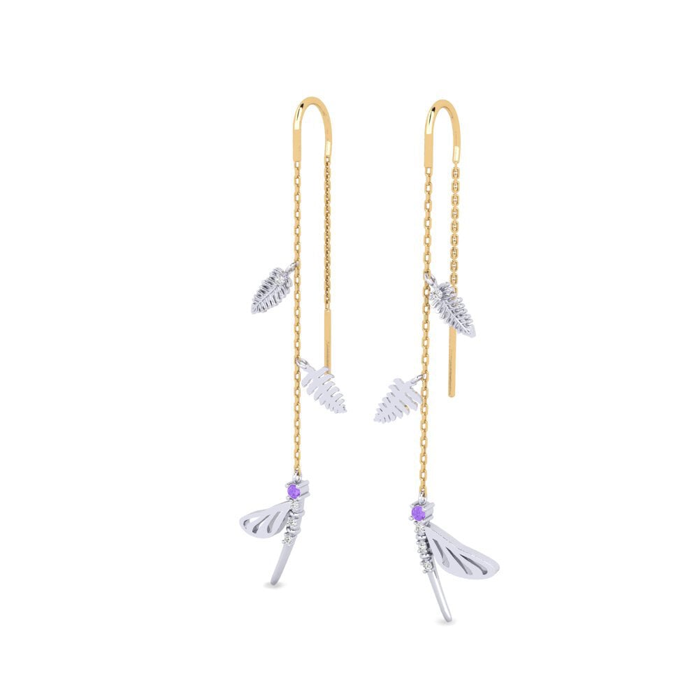 Amethyst Women's Earring Mandinari