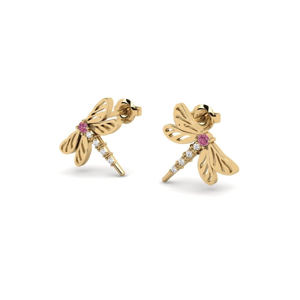 Grenat de Rhodolite Boucle d'oreille femme Nsoko - B