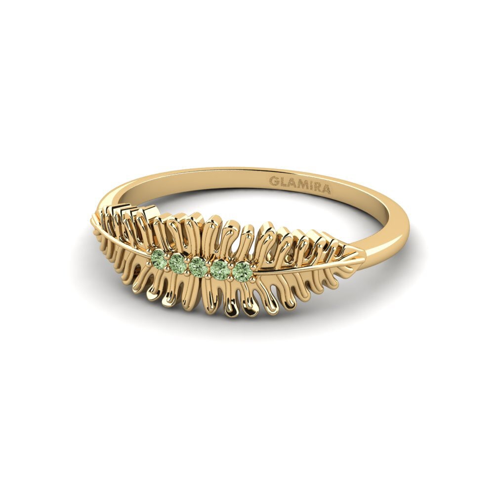 Diamante Verde Anillo Precision