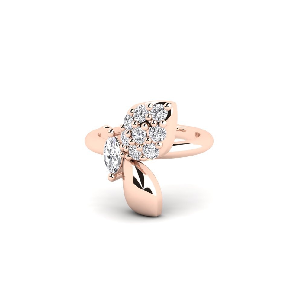 14k Rose Gold Women's Earring Rabab