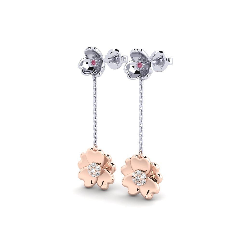 Grenat de Rhodolite Boucle d'oreille femme Strategy
