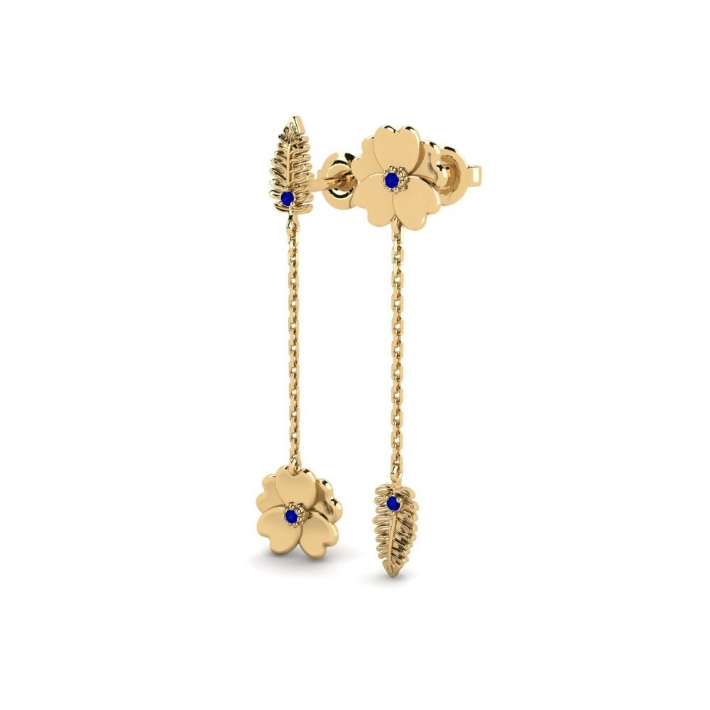 Saphir Boucle d'oreille femme Traditionalist