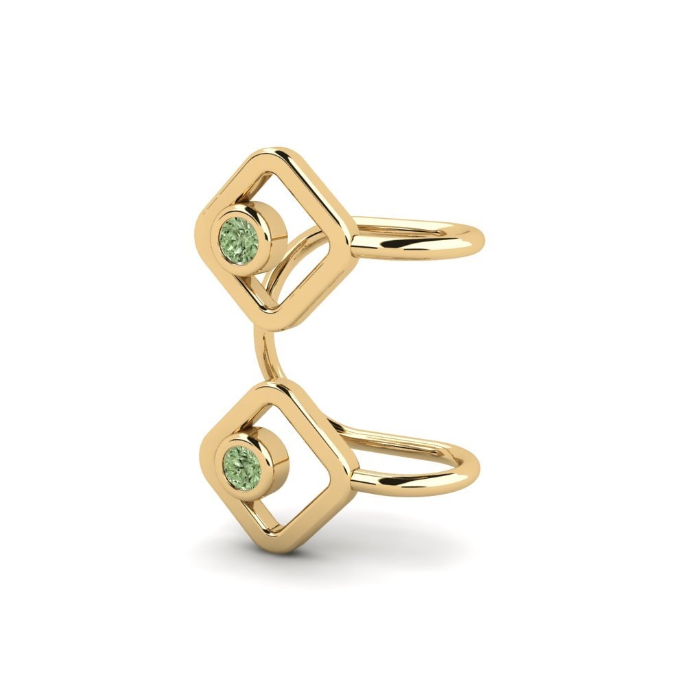 Diamante Verde Pendiente de mujer Ssia