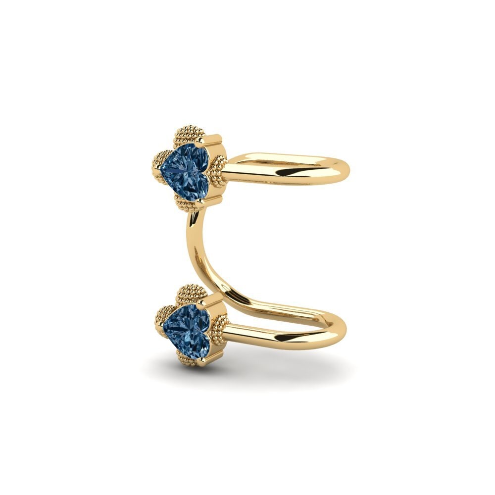 Diamante Azul Brincos Feminino Dabircer