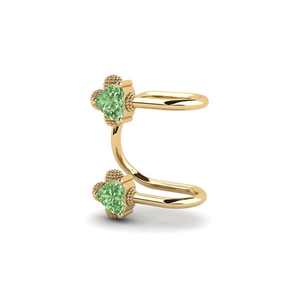 Diamante Verde Pendiente de mujer Dabircer
