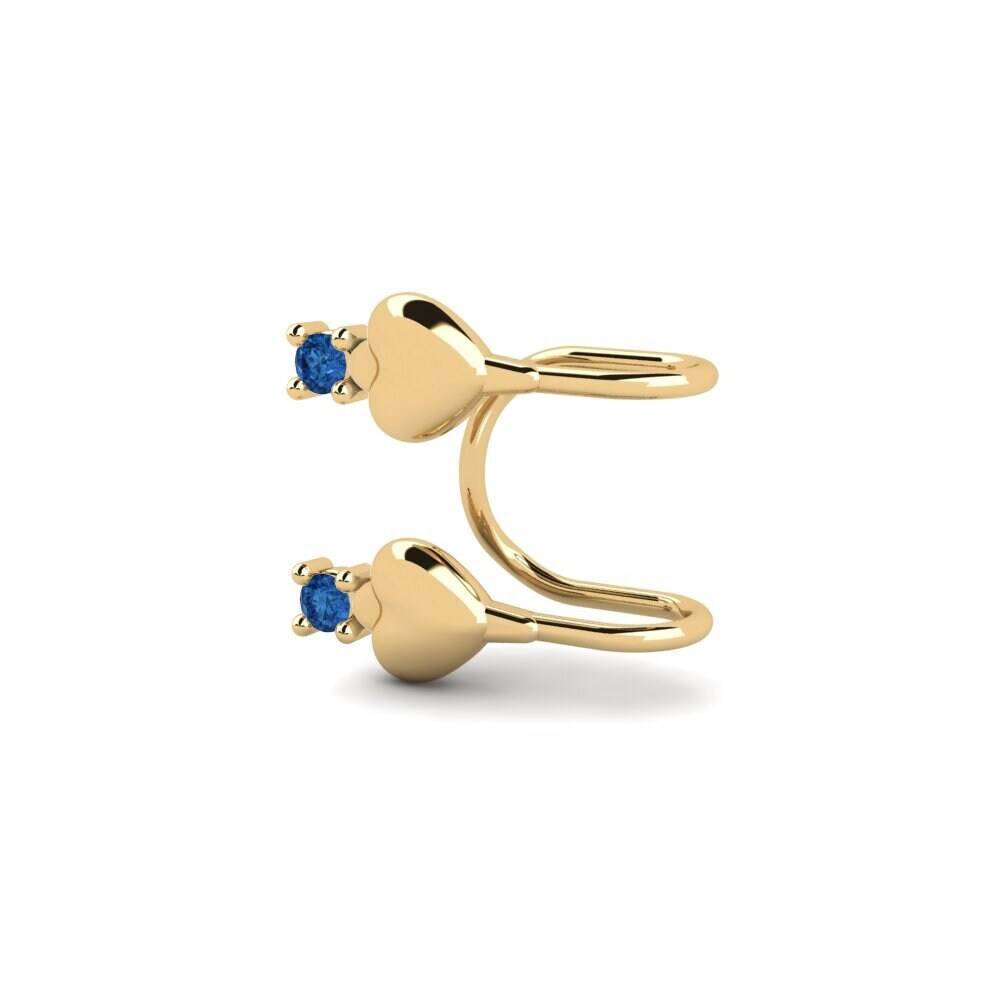 Đá Zirconia Xanh Lam Bông tai nữ Dreddod
