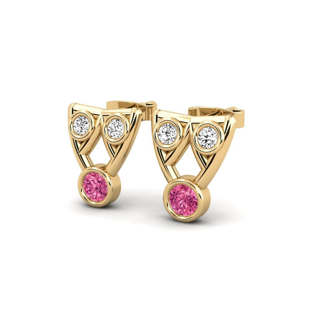 Pink Tourmaline Women's Earring Betin
