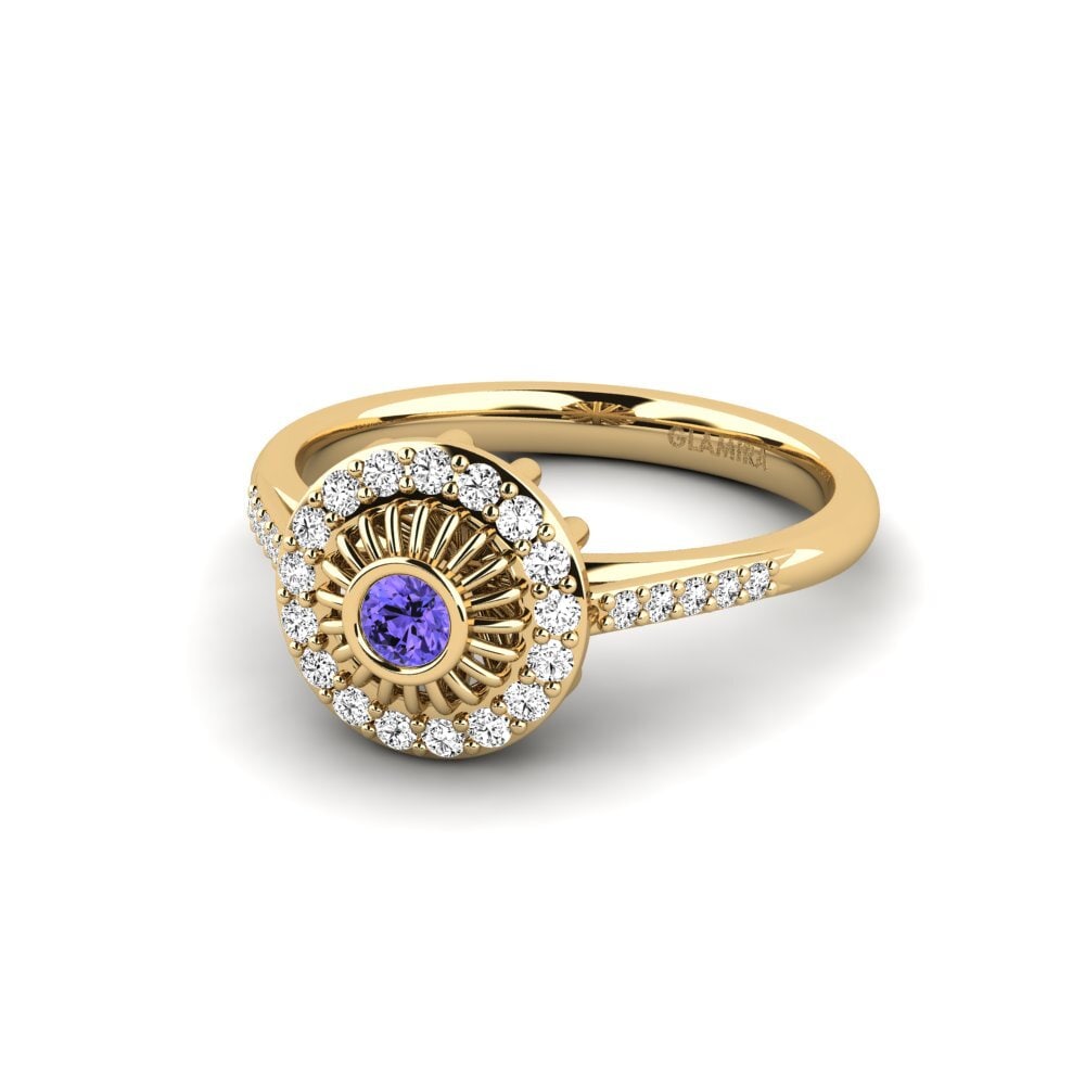 Tanzanita Anillo de compromiso Barthil