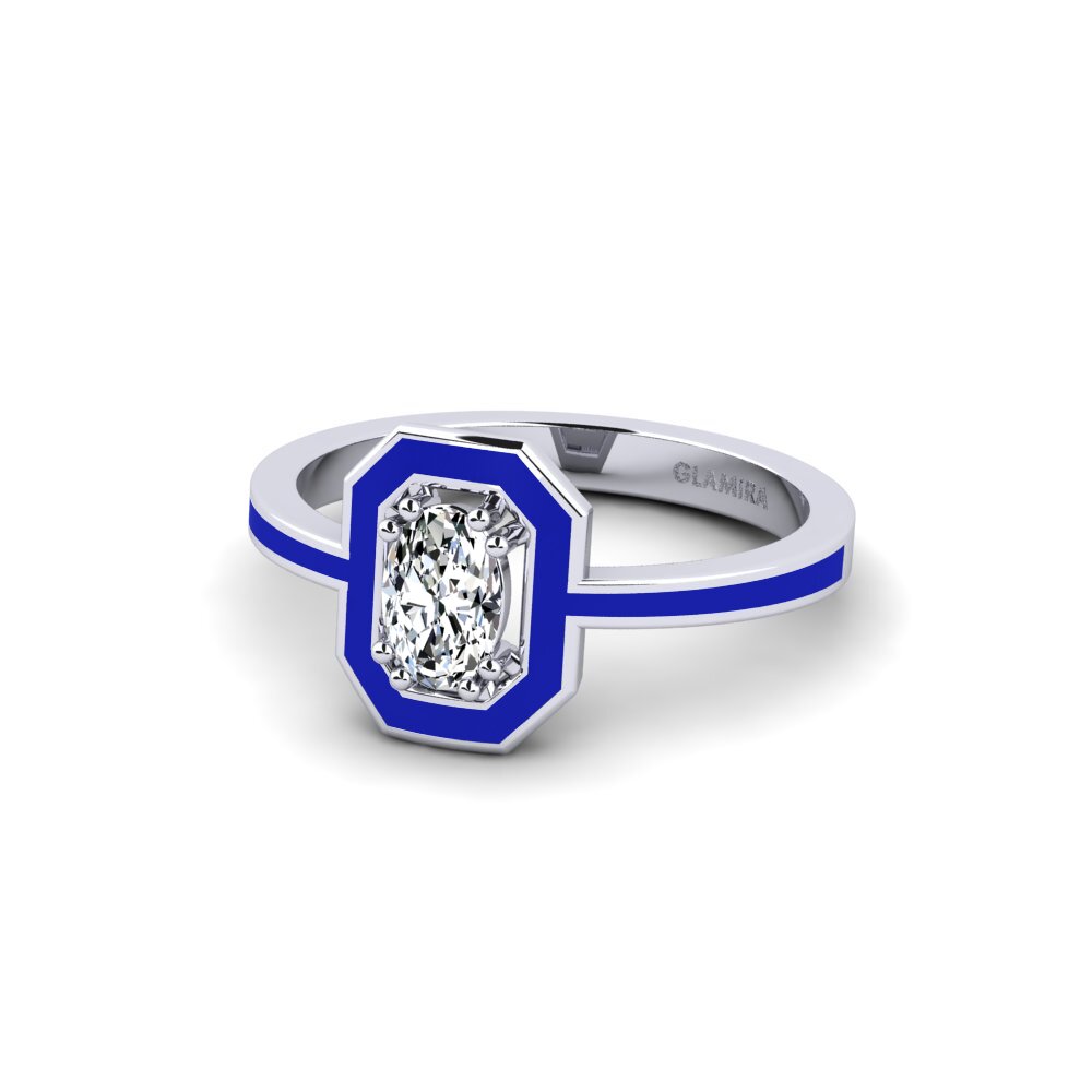 9ct White Gold Ring Boubon