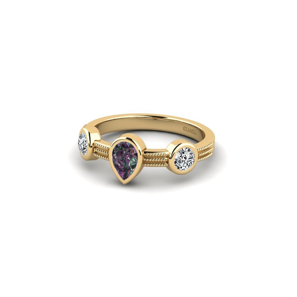 Mystic Topaz Engagement Ring Entre