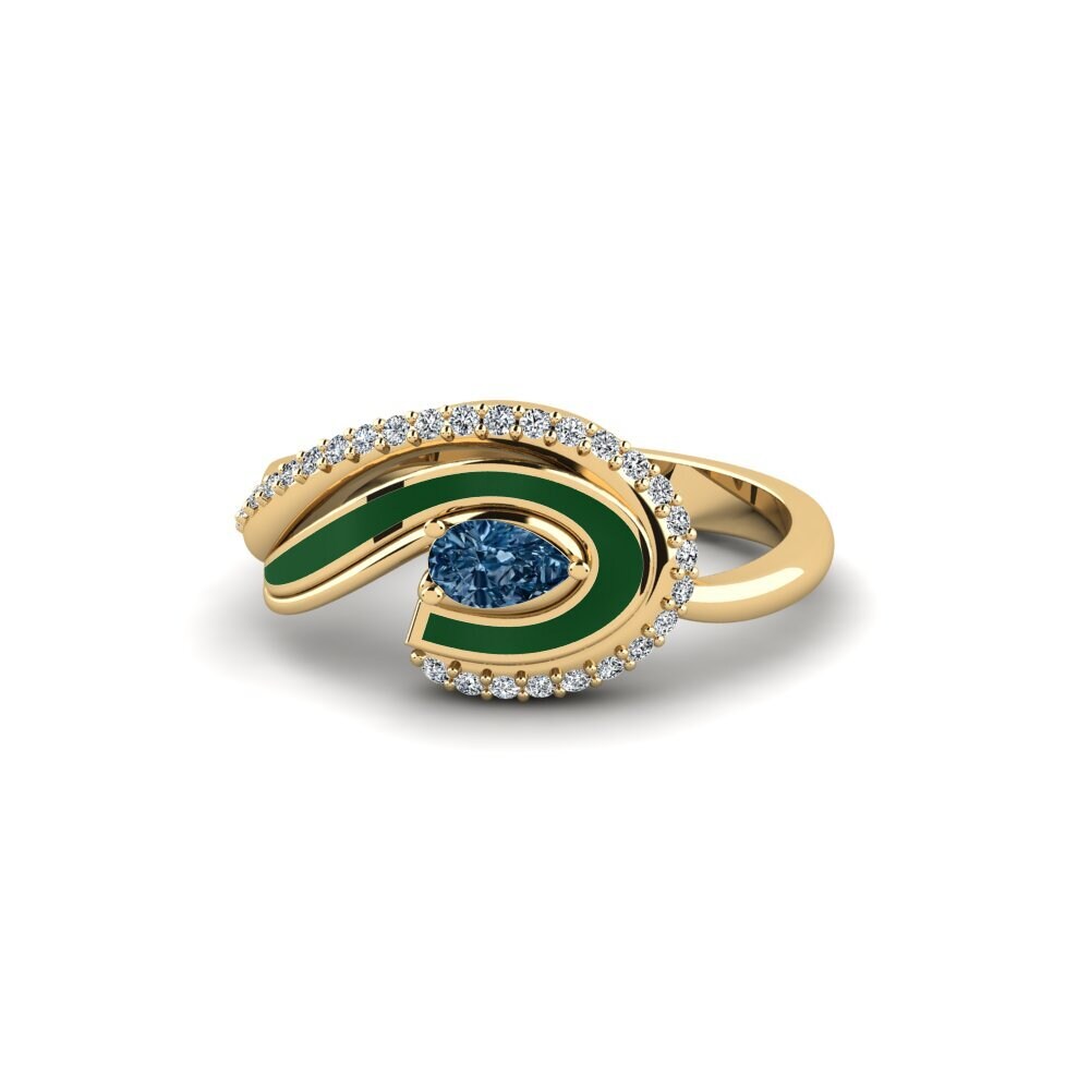 Blauer Diamant Ring Eors