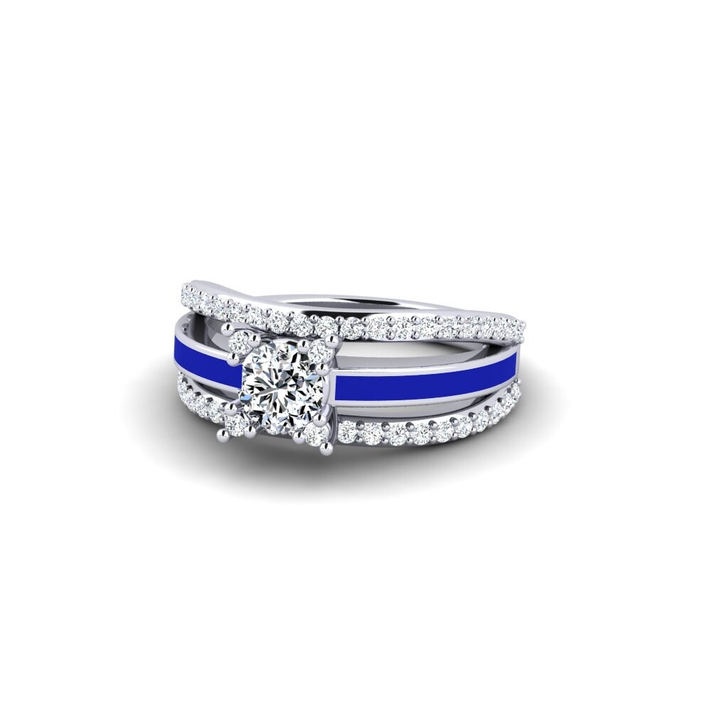 9ct White Gold Ring Hauli