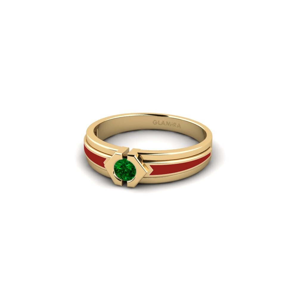 Grüner Zirkonia Ring Hillet