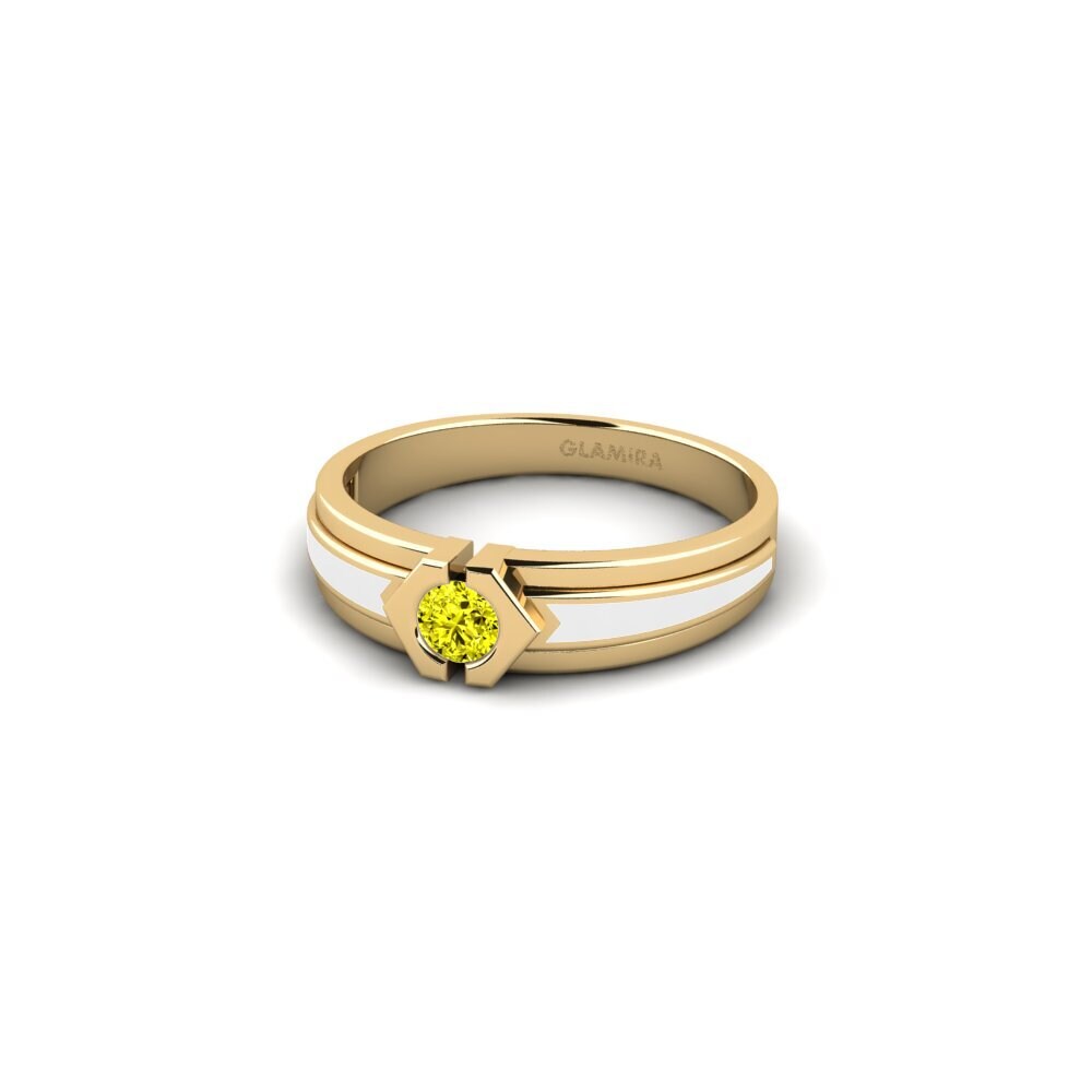 Gelber Diamant Ring Hillet